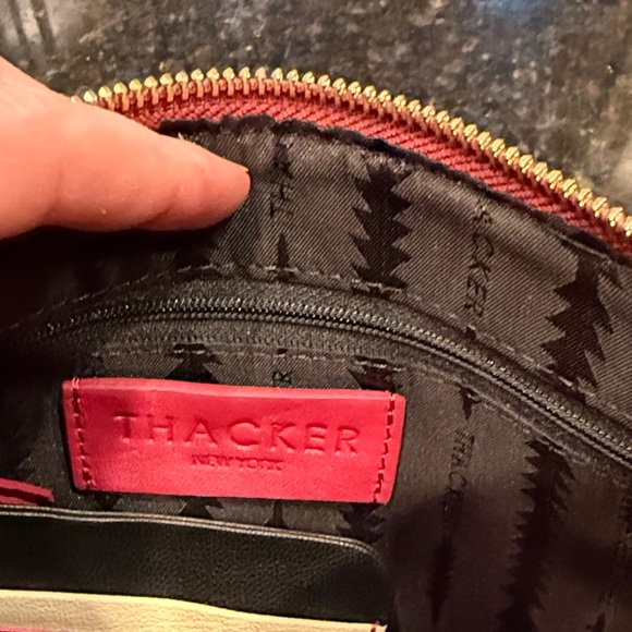 Elegant Pink Clutch with Gold Ring Handle - Picture 2 of 3